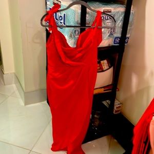 New red beautiful dress